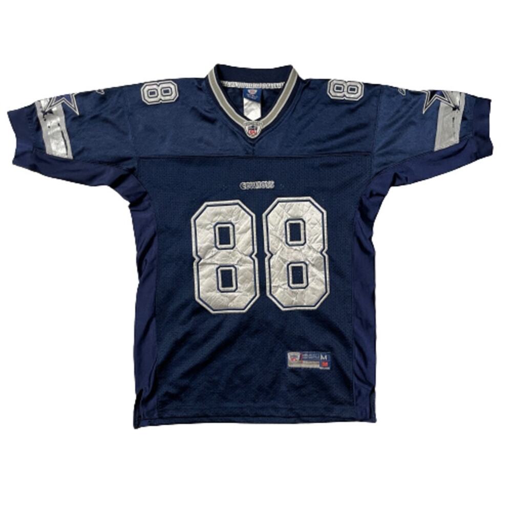 REEBOK ON FIELD Vintaage Dez Bryant Football Jersey Navy, Kids Sz M